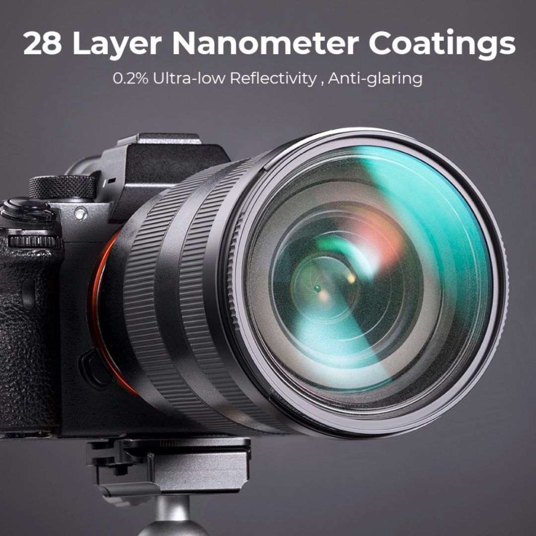 K&F Concept 77mm Black Mist Filter 1/4 Multi-layer Coated Nano-X Series KF01.1483 - 4